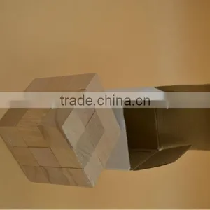 Natural Wooden Craft Cubes Wood Block Cube 10mm to 50mm Diameter thumbnail-4