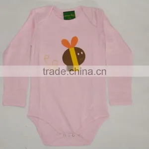 Newborn Baby Bodysuit 100% Organic Cotton White Baby Clothing Summer Style Long Sleeves Clothes thumbnail-2