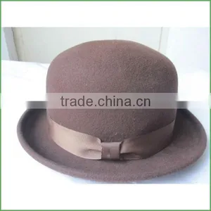 Wool Felt Hat Blank /womens Wool Felt Hats/ Cloche Wool Felt Hat thumbnail-1