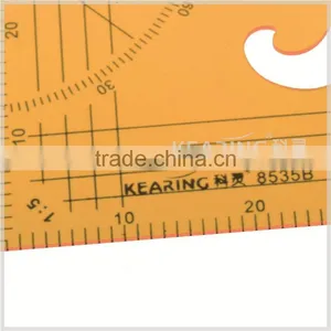 Kearing Brang, 1/3 &1/4 Size Platic Triangle Ruler, With Protractor Normal Printed on Ruler Surface, Economical Pirce #8535B thumbnail-4