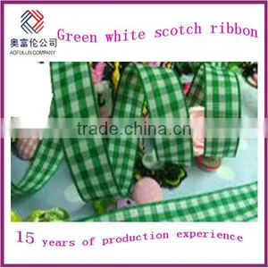 Hot Sale High Quality Plaid Ribbon thumbnail-4