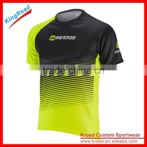 Kroad Wholesale 100% Polyester Coolmax Breathable Sublimation Custom Dry Fit Running t Shirts thumbnail-3