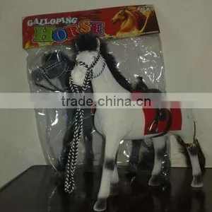 Plastic Flocking Horse Toy thumbnail-1