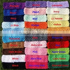 1.5inch Wide Baby Girls Crochet Headband thumbnail-2