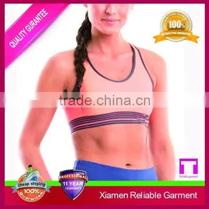 Top Quality Gym Wear 88% Nylon 12% Spandexbra/ Sexy Fitness Yoga Bra for Women thumbnail-1