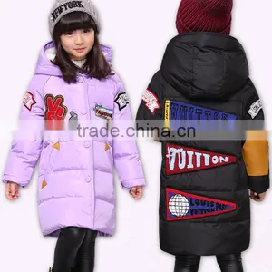 2016 New Fashion Medium Style Hoody Kid Down Jacket thumbnail-6