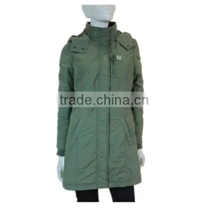 Denim Trench Coat for Women thumbnail-2