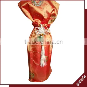 Contemporary Cheapest Hotsell Silk Wine Bottle Cover WB1-007 thumbnail-1