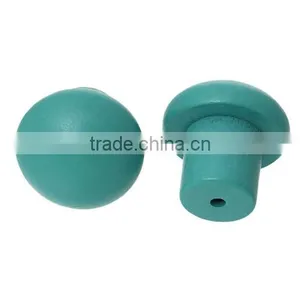 Malachite Green Mushroom Wood Jewelry Case Box Drawer Pull Handle Knobs 20mmx20mm thumbnail-1