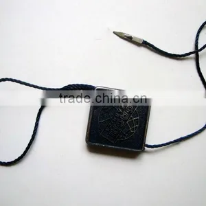 Square Plastic Tag With Metal End Hook Lock thumbnail-1
