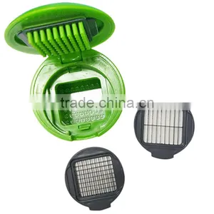 Garlic Chopper Plastic Stainless Steel Mini Garlic Press Chopper Cutter Garlic Grinding Mashing Machine Kitchen Hand Tool KC1403 thumbnail-4