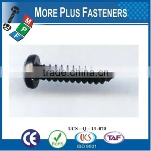 Made In Taiwan Special Screw Pan Head No 3 Square Drive Tapping Screw Type 17 Flat Top Pan Head With Knurl thumbnail-1