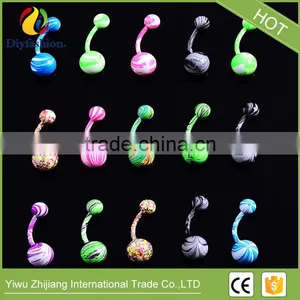 Hot Selling Colorful Navel Ring With Low Price thumbnail-4