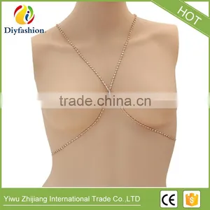 Fashion Hot Summer Sexy Long Diamond Body Chain Jewelry for Women thumbnail-6