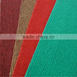 Polyester Ribbed Carpet With Protective Film Stripe Carpet With Plastic Film thumbnail-3