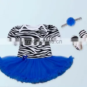 2017 3PCS Baby Sets Leopard Printing Romper, Romper+ Headband+one Pair of Shoes thumbnail-3