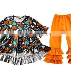 New Design Kids Halloween Clothing Children Boutique Set Halloween Boutique Winter Outfits thumbnail-2