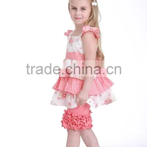 Latest Children Frocks Designs New Model Bottom Lace Flower Girl Dress thumbnail-2