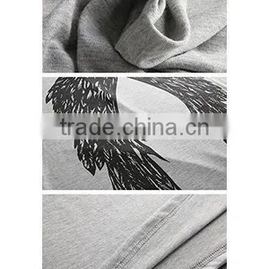 Women Fashion Tshirt Short Sleeve Wings Print Loose Custom Print Tshirt thumbnail-6