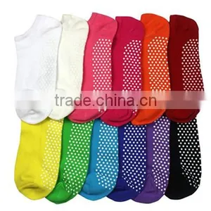 YXS74 High Quality Yoga Grip Socks/Custom Grip Trampoline Socks thumbnail-1