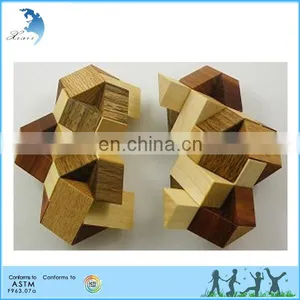Chinese Supplies Promotion Nursery School Toy Cube 3d Wooden Puzzle thumbnail-2