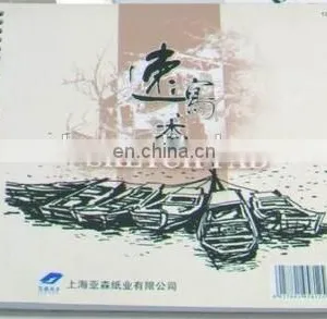 150gsm 35 Sheets Wire Bound Colored Cover 27x38cm Sketch Pad thumbnail-3