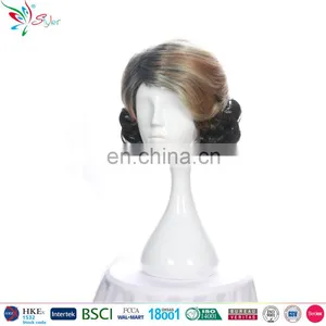 Styler Brand Cheap Cosplay Anime Wigs From China Wholesale Short Black Curly Cosplay Wig thumbnail-3