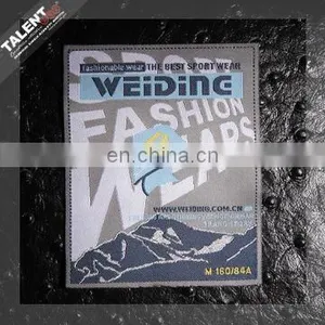 Custom Sports Activity Wear Woven Main Label for Garment thumbnail-6