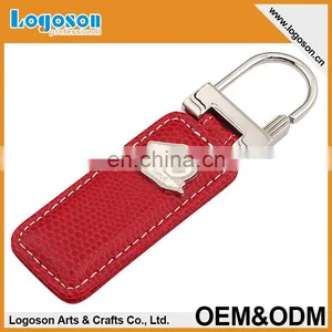 Promotional Souvenirs Custom Leather Keychain Keyring thumbnail-4