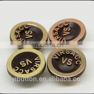 Whole Sales Fancy Custom Metal Embossed Logo Button for Jeans thumbnail-5