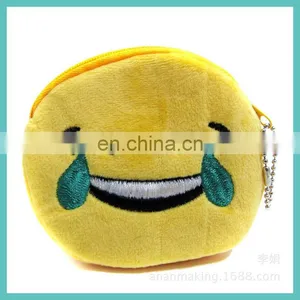 30 Styles of Creative Plush Emoji Coin Purse thumbnail-5