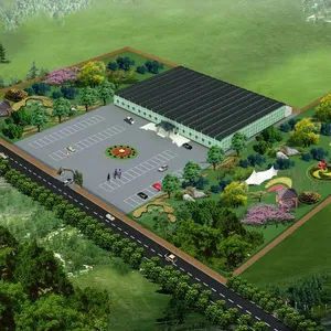 Large Size Multispan Glass Greenhouse as Exhibition Hall thumbnail-1