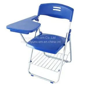Office Training Chair Plastic Foldable Training Chair With Writing Pad thumbnail-2