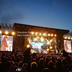 Die-casting Outdoor Waterproof LED Screen P4.81 Video Visual For Sound Stage Events thumbnail-2