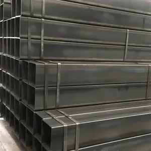 Q235 Q345 Ms Hollow Section Black Mild Steel Rectangular Square Pipe/Tube Per Ton thumbnail-3