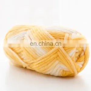 Wholesale Acrylic and Nylon Blend Worsted Weight Fancy Yarn for Knitting Scarf thumbnail-5