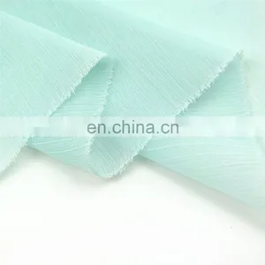 High Quality 75D*75D Chiffon Yoryu/crepe Chiffon/crinkle Chiffon Fabric for Dress/blouse thumbnail-6