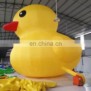 Cheap Advertising Blow Up Animal Outdoor Customized Inflatable Yellow Duck Cartoon Ready to Ship thumbnail-1
