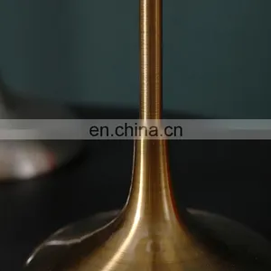 High Quality Modern Luxury Design Hotel Home Decor Black Linen Lampshade Metal Table Lamp for Bedroom thumbnail-6