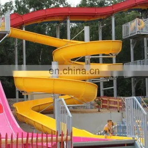 Mutong Aqua Park Equipment Waterslide Fiberglass Large Water Slides for Sale thumbnail-1