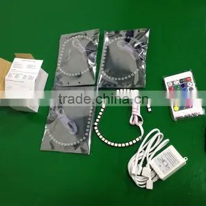 RGB F30 Angel Eyes Multi-Color SMD Ring U Shape Diameter 102mm 105mm Colorful Car Headlamp LED Halo Ring thumbnail-1