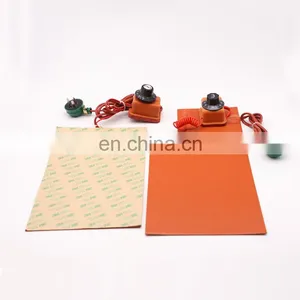 12 Volt Customized Hot Furnace Electric 3d Printer Flexible Rubber Silicone Heating Element thumbnail-4