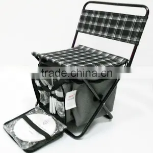 Folding Fishing Cooler Chair With Shoulder Strap thumbnail-1
