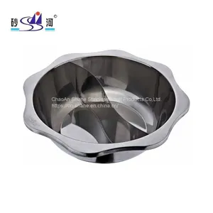 Stainless Steel Cookware Soup Pot With Divider Available Induction Cooker，made in China thumbnail-5