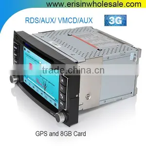 Erisin ES7402M 7" Car Audio System With GPS DVD CD Player for Touareg thumbnail-1