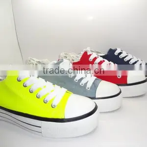 2016 Hot Selling Canvas Shoes, New Arrival Women Flat Shoes, Most Popular Women Casual Shoes thumbnail-1