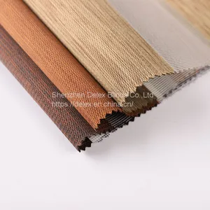 Linen Type Zebra Blinds Fabric for Vision Blinds Roller Shade thumbnail-1
