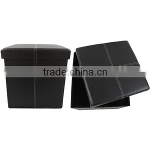 Customized Printing Waterproof Flat Fold Storage Ottoman thumbnail-1