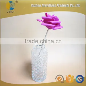 150ml Round Diamond Diffuser Glass Bottle thumbnail-1