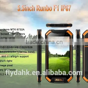 Runbo F1 IP67 Rugged Smartphone Octa Core 2gb Ram 16gb Rom Phone 4G Lte 5000mah Battery Waterproof Phone. thumbnail-3